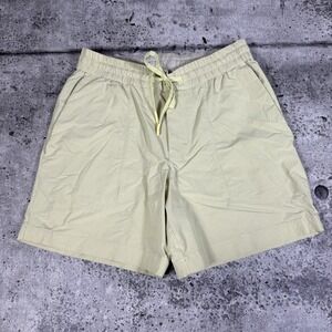 Lululemon Shorts Mens Small Light Yellow Athletic Nylon Drawstring LM2WASS